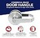 Lawrence Commercial Lever Door Lock Heavy Duty Locking Commercial Door Handle Keyed Entry Grade 2 Door Handle with Lock and Key Brushed Chrome Classroom Function Embassy Series