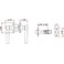 Design House 740407 Scroll 6Way Universal Privacy Bed and Bath Door Lever Oil Rubbed Bronze
