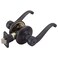 Design House 740407 Scroll 6Way Universal Privacy Bed and Bath Door Lever Oil Rubbed Bronze