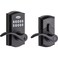 Kwikset SmartCode 955 Pembroke Light Commercial 10Button Keypad Electronic Lever Featuring Convenient Keyless Entry 3Year Battery Life and High Traffic Durability Matte Black
