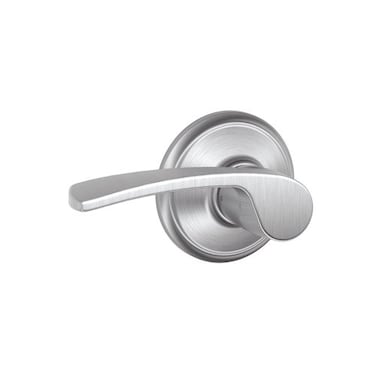 Schlage F10 MER 626 16080 10027 Merano Hall and Closet Lever Satin Chrome