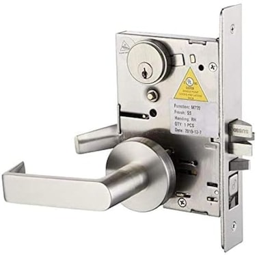 SUMBIN Commercial Mortise Lockset with Lever for EntryOffice Door F04