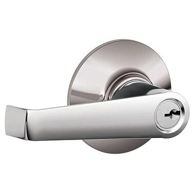 SCHLAGE F51A ELA 625 CEN Elan Lever with Century Trim Keyed Entry Lock Bright Chrome