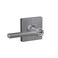 SCHLAGE F51A LAT 626 COL Latitude Lever with Collins Trim Keyed Entry Lock Satin Chrome
