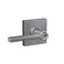 SCHLAGE F51A LAT 626 COL Latitude Lever with Collins Trim Keyed Entry Lock Satin Chrome