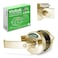 VIZILOK ADA Compliant Single Egress Indicator Privacy Lock C5FDL Durable ANSI Grade 2 comp Commercial LeftHanded Non Reversible inUse or Vacant Push Button Lever Satin Brass