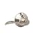 SCHLAGE Accent Lever NonTurning Lock in Polished Nickel Left Handed F170 ACC 618 LH