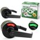 ANNFUZ Vacant Occupied Bathroom Handle Door Lock for RestroomsPrivacy Keyless Lever Lock with inUse Vacancy IndicatorOpenClose SignCommerical Gradefor Public Washroom80mmMatte Black