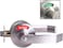 LO-LOCK HARDWARE LOLOCK HARDWARE MediumHeavy Duty Designer Commercial Lever Door Lock Bathroom Privacy wIndicator Satin Chrome NonHanded Grade 2 Industrial Door Handle for Restroom Doors