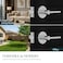 Mega Handles Ralph Entry Door Handle 1 Pack Reversible Chrome Door Handles Keyed Entry Heavy Duty Door Handle with Lock for Entrance Bedroom Fits All Standard Doors Polished Chrome