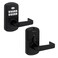 Kwikset SmartCode 955 Light Commercial 10Button Keypad Matte Black Electronic Kingston Lever Featuring Convenient Keyless Entry 3Year Battery Life and High Traffic Durability