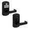 Kwikset SmartCode 955 Light Commercial 10Button Keypad Matte Black Electronic Kingston Lever Featuring Convenient Keyless Entry 3Year Battery Life and High Traffic Durability