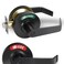 Crystmetal Commercial Bathroom Door Handle Privacy Indicator Door Lock Occupied Bathroom Door Handle Vacant Occupied Bathroom Lock ANSI Grade2 Perfect for Restrooms Office Buildings Matte Black