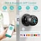 Kuelor Smart Lock Fingerprint Door Lock 5in1 Keyless Entry Door Handle with Keypad Doorbell TouchCodeCardKeyApp Control for Home Office Airbnb