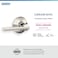 SCHLAGE Lever NonTurning Lock Polished Nickel F170 LAT 618