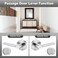 ANNFUZ Round Passage Lever Door Handle Without KeyNonLocking Heavy Duty Interior Keyless Door Hardware for HallwayClosetLaundry RoomReversible Doorknob for LeftRight SideBrushed Nickel