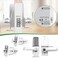 ANNFUZ New Mechanical Keyless Keypad Entry Door Hanle Lock with KeyNo ElectronicSingleSide Push Button Combination Code Door Lever SetInterior HoldOpeningfor Front Gate Outdoor Pearl Chrome