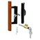 PRIME-LINE PrimeLine C 1132 Patio Door Internal Style Door Handle Black Keyed 31516 In Hole Centers Single Pack