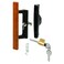 PRIME-LINE PrimeLine C 1132 Patio Door Internal Style Door Handle Black Keyed 31516 In Hole Centers Single Pack