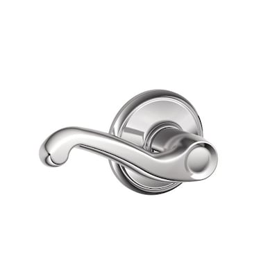 SCHLAGE F10FLA625 Flair Passage Lever Bright Chrome