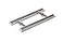 KEYTIGER 1 Foot Length BacktoBack Stainless Steel Entry Door Handles Chrome Mirror Polish Finish Modern Door Pull Handle Internal External Home Commercial Glass Doors Handle Pulls Barn Doors Round Sha