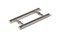 KEYTIGER 1 Foot Length BacktoBack Stainless Steel Entry Door Handles Chrome Mirror Polish Finish Modern Door Pull Handle Internal External Home Commercial Glass Doors Handle Pulls Barn Doors Round Sha