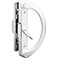 PRIME-LINE PrimeLine C 1223 NonKeyed Sliding Glass Door Handle Set Replace Old or Damaged Door Handles Quickly and Easily White Diecast Clamp Style Surface Mount Fits 41516 in Hole Spacing 1 Pack