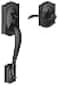 SCHLAGE FE285 622 Acc CAM RH Lower Half Handleset Camelot Interior Trim Matte Black