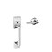 SCHLAGE Lock Company Century Front Entry Handle Latitude Interior Lever Bright Chrome FE285 CEN 625 LAT12125 x 25 x 225