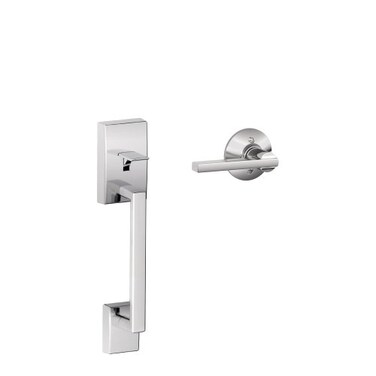 SCHLAGE Lock Company Century Front Entry Handle Latitude Interior Lever Bright Chrome FE285 CEN 625 LAT12125 x 25 x 225