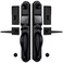 HISAFE Keyless Entry Door Lock Set Heavy Duty Smart Double Door Handleset with Touchscreen Keypad Electronic Keyed Dummy Exterior Door Lock Set Right Handed 1752 Length