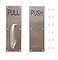Aimyoo Stainess Steel Door Handle Pull and Push Plate Commercial Door Handle with Screws 118 x 32