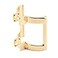 PRIME-LINE PrimeLine M 6159 Diecast Shower Door Handle Set for Shower Doors or Tub Enclosure 2 Hole Center Brass Single Pack