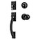 Goldenwarm Front Door Handle and Deadbolt Set Matte Black Front Door Lock Set Black Front Door Lock Set with Reversible Knob Handle