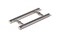 KEYTIGER 18 Inch BacktoBack Modern Stainless Steel Front Door Handles Chrome Mirror Polished Finish Contemporary Push Pull Barn Door Handle Set Gate Handle Pulls Hardware Sliding Doors Round Shape Bar