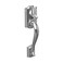 Schlage Standard Front Entry Handleset with Avila Door Lever Lower Half Grip Bright Chrome FE285 CAM 625 VLA