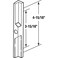 PRIME-LINE PrimeLine C 1097 Patio door Plastic Outside Handle Black 2 Hole Pattern Single Pack