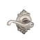 SCHLAGE F51A FLA 619 BRK Flair Lever with Brookshire Trim Keyed Entry Lock Satin Nickel