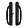 Easy Fix Hardware 10 Sliding Patio Door Handle Set 31516 Hole Spacing Fits 114 to 214 Thick Doors NonHanded LeftRight Black Diecast Replacement Pull