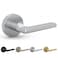 Mega Handles Ralph Dummy Door Handles 2 Pack Heavy Duty Chrome Door Handles NonTurning Door Handle for Closet French Doors Single Side Fits All Standard Doors Polished Chrome