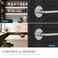 Mega Handles Ralph Dummy Door Handles 2 Pack Heavy Duty Chrome Door Handles NonTurning Door Handle for Closet French Doors Single Side Fits All Standard Doors Polished Chrome