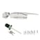 Adontze Walk in Cooler Door HandleFreezer Door Handle Walk in Cooler Door Closer Complete Latch Kit Offset 18 in to 14 in Silver 18 In14 inFlush