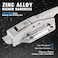 Adontze Walk in Cooler Door HandleFreezer Door Handle Walk in Cooler Door Closer Complete Latch Kit Offset 18 in to 14 in Silver 18 In14 inFlush