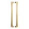 TOGU TGR3030 Heavy Duty Commercial Grade 600mm24 inches SquareRectangle Shape Solid 12mm Thick Stainless Steel 304 Push Pull Door Handle Satin Gold Finish