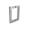 MONT HARD Shower Door Handle 6 Inch CentertoCenter Square BacktoBack Pull for Frameless Glass Brushed Nickel Stainless Steel Easy Install Modern Bathroom Hardware