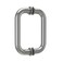 Bathlink 6 Shower Door Handle Back to Back Tubular Handle Compatible with 14 to 12 Thickness Glass for Shower Doors Stainless Steel 304 Shower Doors Handles Replacement in Brushed Nickel