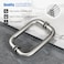 Bathlink 6 Shower Door Handle Back to Back Tubular Handle Compatible with 14 to 12 Thickness Glass for Shower Doors Stainless Steel 304 Shower Doors Handles Replacement in Brushed Nickel