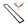 lesuti Barn Door Handle Matte Black 24 Inch Double Sided Long Door Pull for Shower Glass Door Modern Push Pull Handle for Entry and Wooden Barn Doors