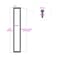 lesuti Barn Door Handle Matte Black 24 Inch Double Sided Long Door Pull for Shower Glass Door Modern Push Pull Handle for Entry and Wooden Barn Doors