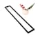 lesuti Barn Door Handle Matte Black 24 Inch Double Sided Long Door Pull for Shower Glass Door Modern Push Pull Handle for Entry and Wooden Barn Doors